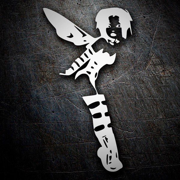 Aufkleber: Hada Campanilla en Vuelo