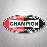 Aufkleber: Champion Spark Plugs 3