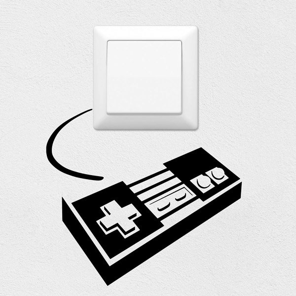 Aufkleber: Nintendo NES Controller