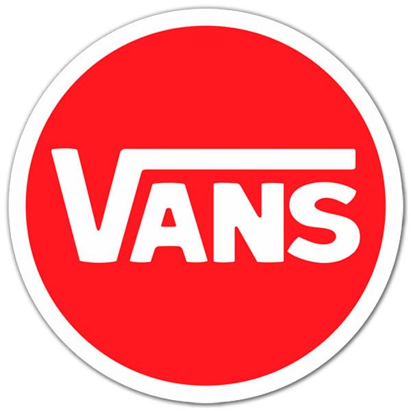 Aufkleber: Vans rund