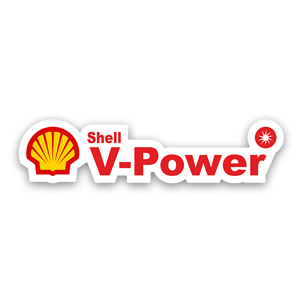 Aufkleber: Shell V-Power
