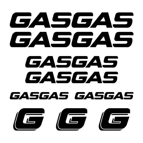 Aufkleber: Set 9X GasGas
