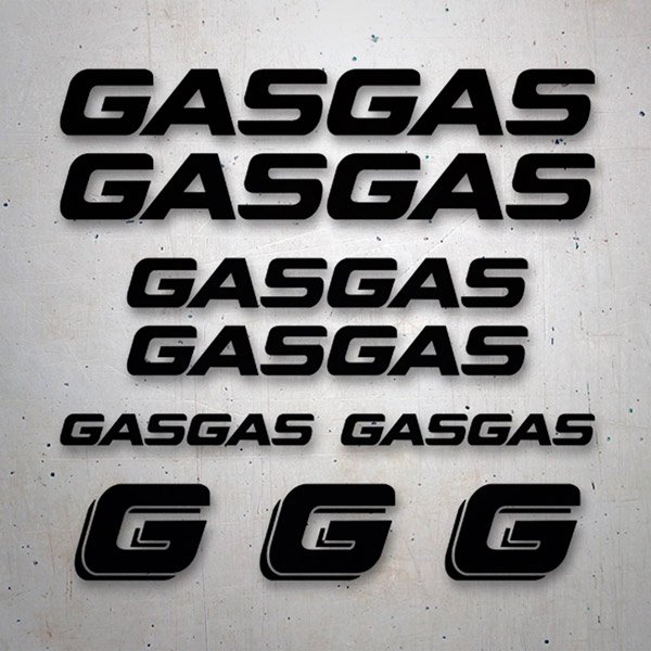 GasGas Aufkleber-Set 2