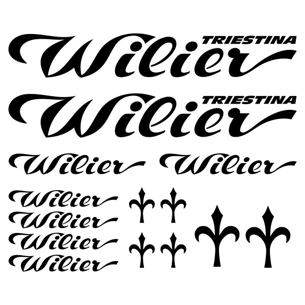 Aufkleber: Set 14X Wilier Triestina