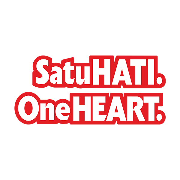 Aufkleber: Satu Hati One Heart 0