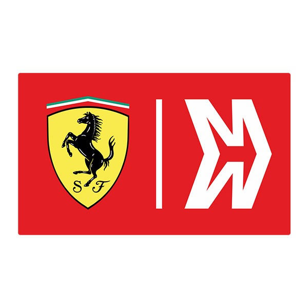Aufkleber: Ferrari-Team