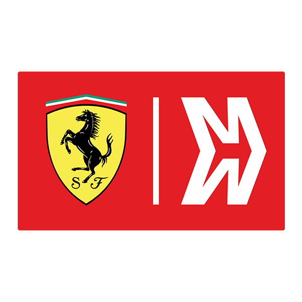 Aufkleber: Escudo Ferrari con Cavallino Rampante