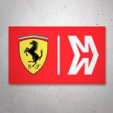Aufkleber: Ferrari-Team 3