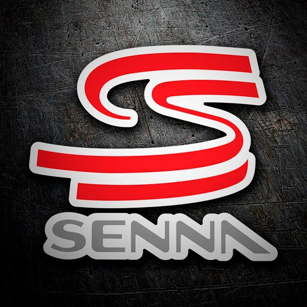 Aufkleber: Ayrton Senna-Emblem 1