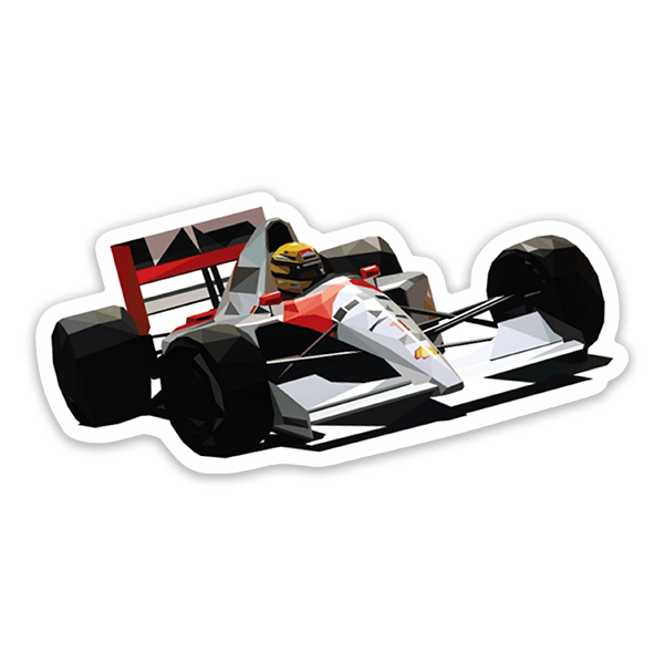 Aufkleber: Ayrton Senna Magic
