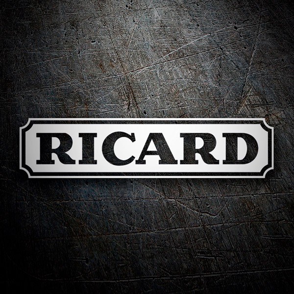 Aufkleber: Ricard Likör