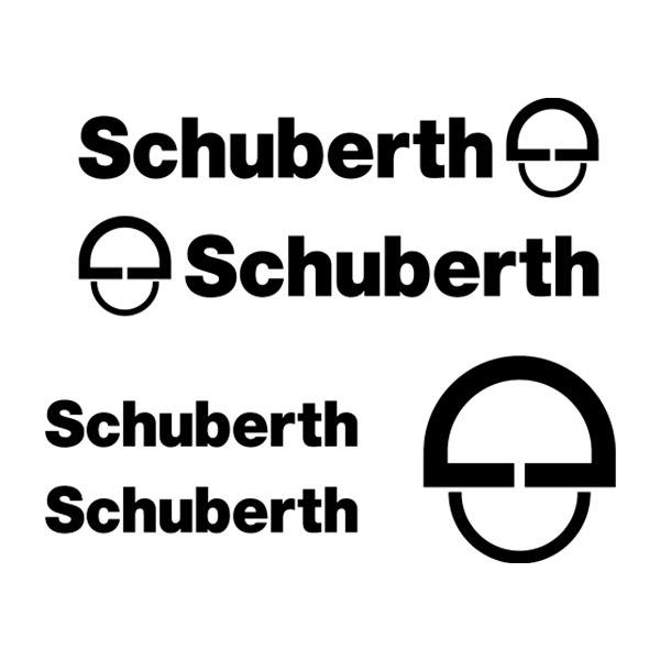 Aufkleber: Schuberth-Set f&uuml;r Helm
