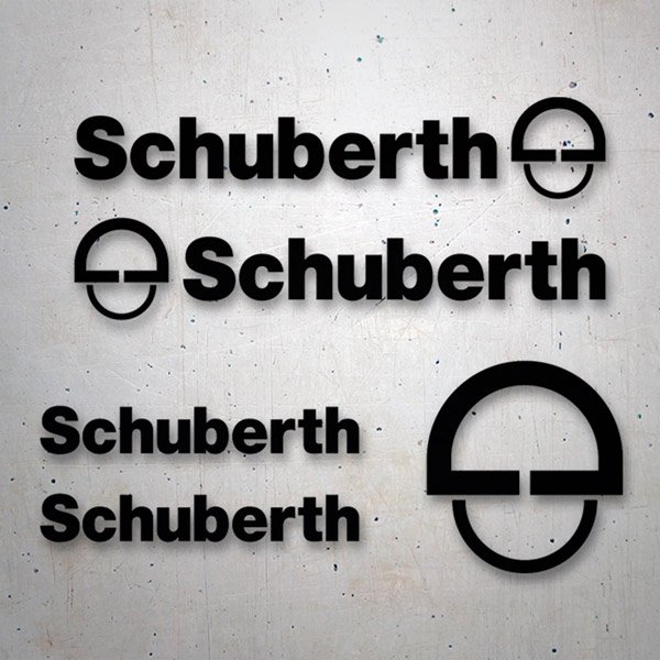 Aufkleber: Schuberth-Set f&uuml;r Helm