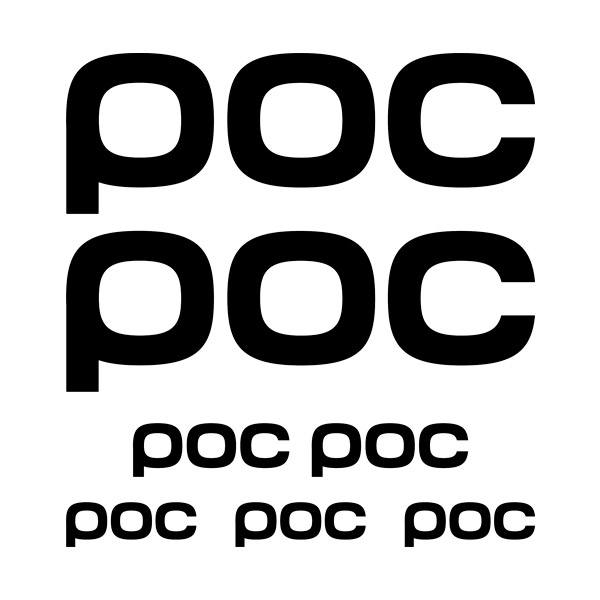 Aufkleber: Poc-Helmset