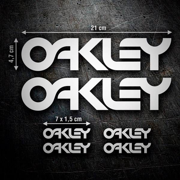 Oakley Aufkleber-Set 1/2