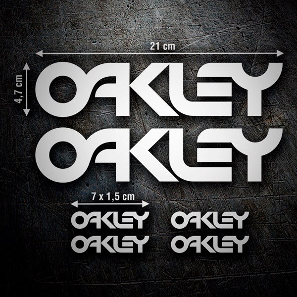 Aufkleber: Set 6X Oakley