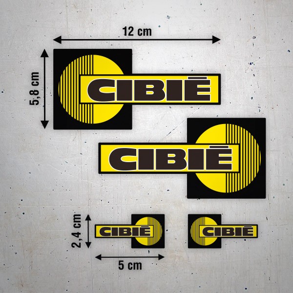 Cibi&eacute; Aufkleber-Set 1/2