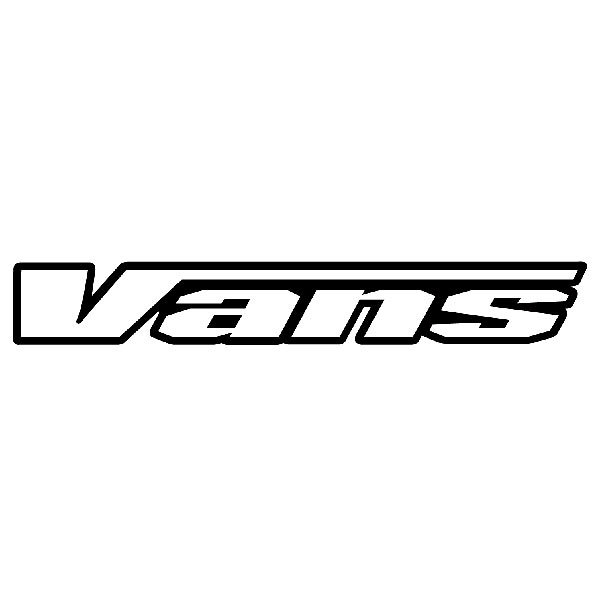 Aufkleber: Vans konturiert