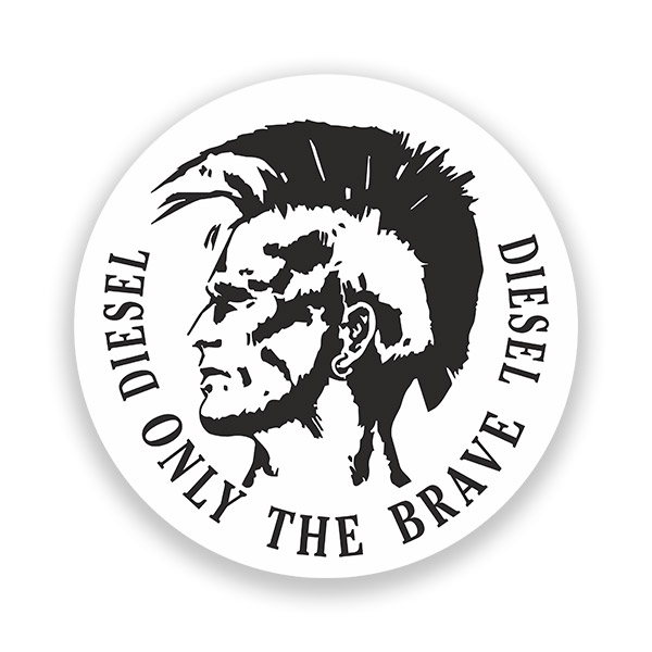 Aufkleber: Diesel, only the Brave