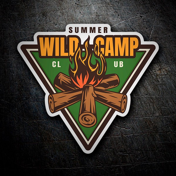 Aufkleber: Summer Wild Camp Club