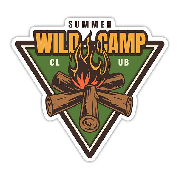 Aufkleber: Summer Wild Camp Club