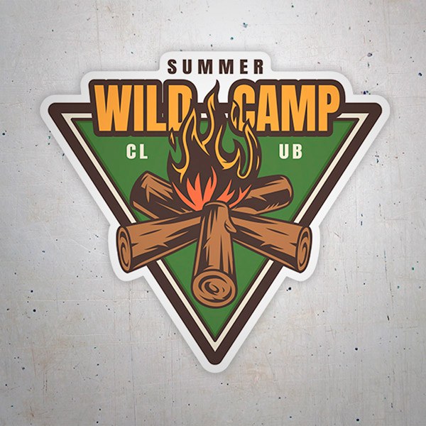 Aufkleber: Summer Wild Camp Club