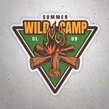 Aufkleber: Summer Wild Camp Club 3
