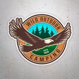 Aufkleber: Wild Outdoor Camping 3