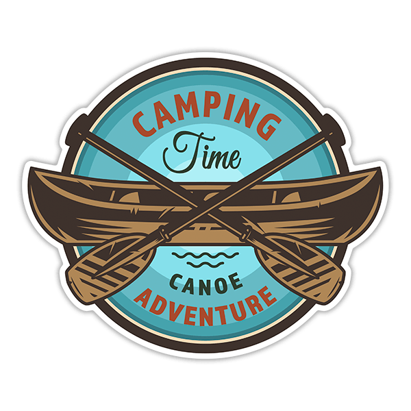 Aufkleber: Canoe Adventure 0
