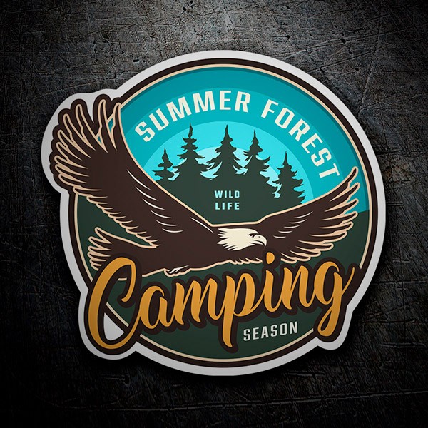 Aufkleber: Camping Season
