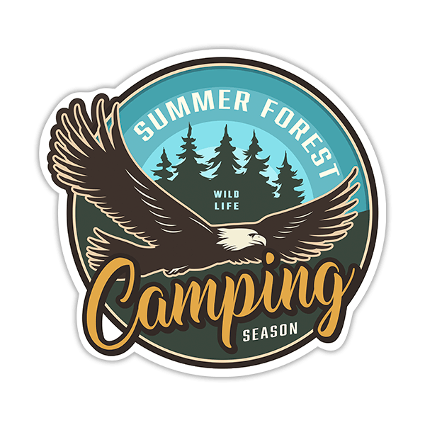 Aufkleber: Camping Season