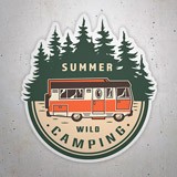 Aufkleber: Summer Wild Camping 3