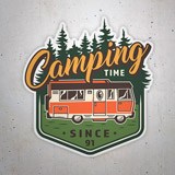 Aufkleber: Camping Time Since 91 3