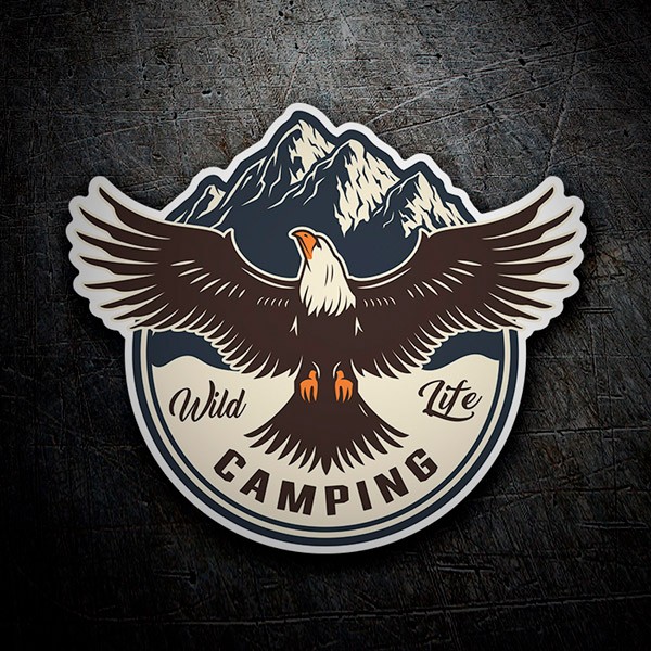 Aufkleber: Wild Life Camping 1