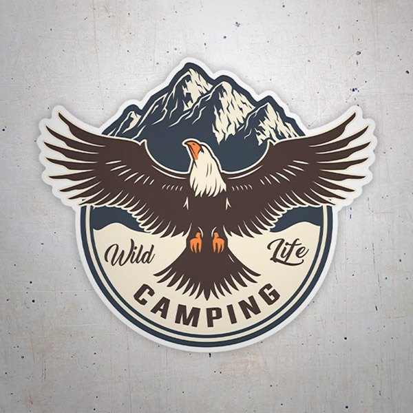 Aufkleber: Wild Life Camping