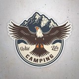 Aufkleber: Wild Life Camping 3