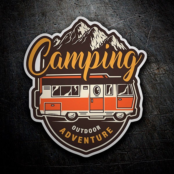 Aufkleber Camping Outdoor Adventure Wohnmobil 1/2