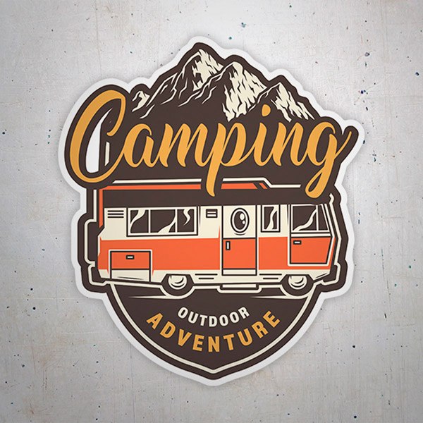 Aufkleber Camping Outdoor Adventure Wohnmobil 2/2