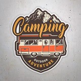 Aufkleber: Camping Outdoor Adventure 3