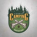 Aufkleber: Camping Summer Adventure 3