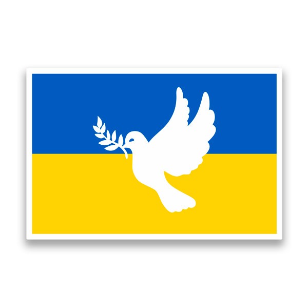 Aufkleber: Frieden in der Ukraine