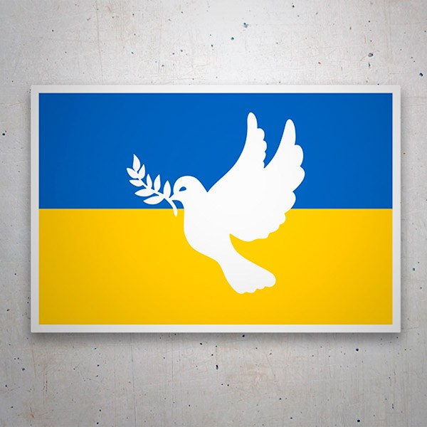 Aufkleber: Frieden in der Ukraine