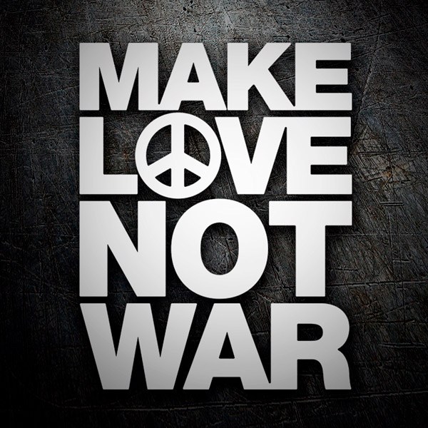 Aufkleber: Make Love not War