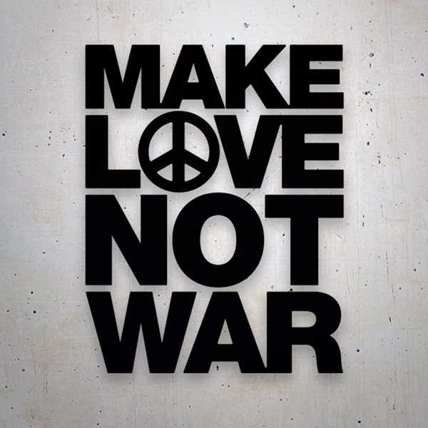 Aufkleber: Make Love not War