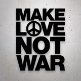 Aufkleber: Make Love not War 2