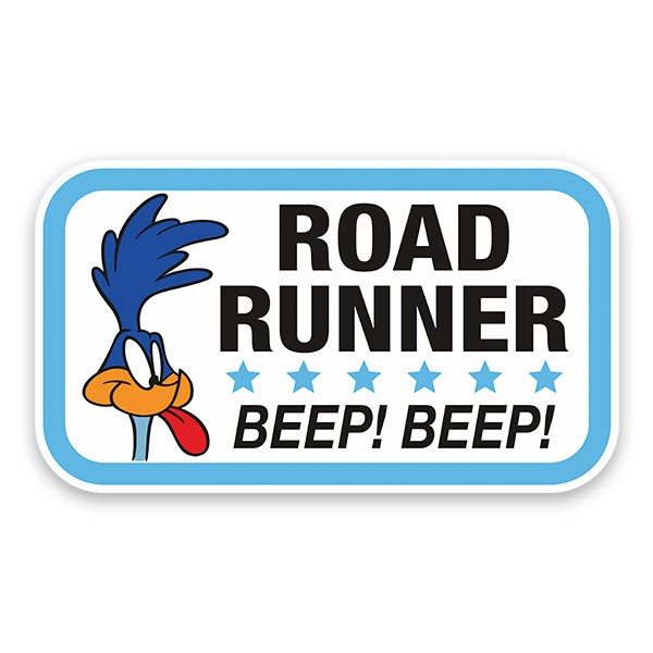 Aufkleber: Road Runner, Beep Beep!