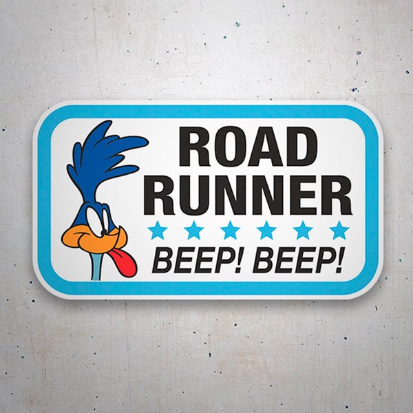 Aufkleber: Road Runner, Beep Beep!