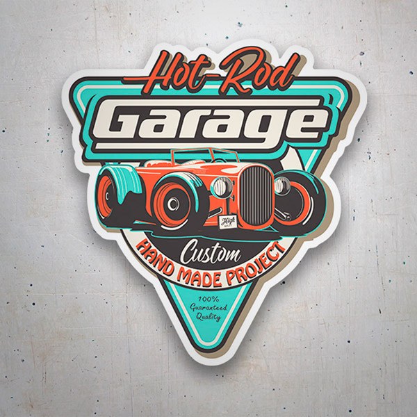 Aufkleber: Hot-Rod Garage