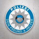 Aufkleber: Polizei Dein Freund & Helfer 3