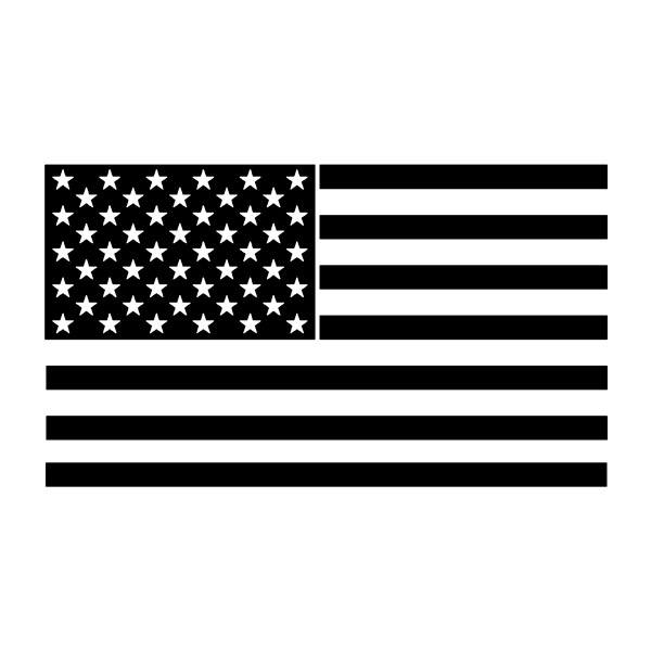 Aufkleber: Flagge der Vereinigten Staaten II